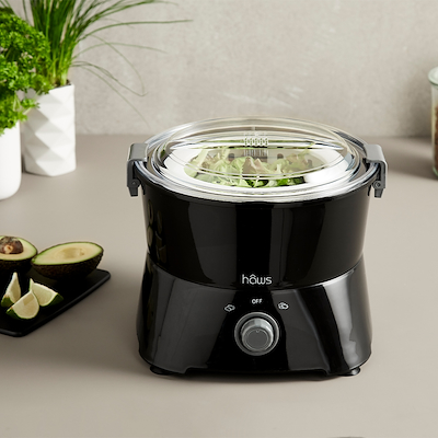 Haws elektrisk salatslynge og kartoffelskræller sort 85 watt