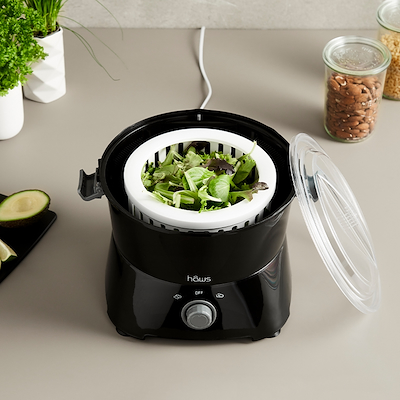 Haws elektrisk salatslynge og kartoffelskræller sort 85 watt