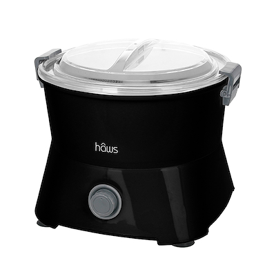 Haws elektrisk salatslynge og kartoffelskræller sort 85 watt