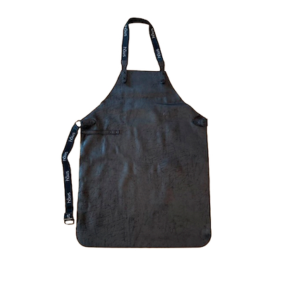 Hâws læderforklæde i genbrugslæder sort