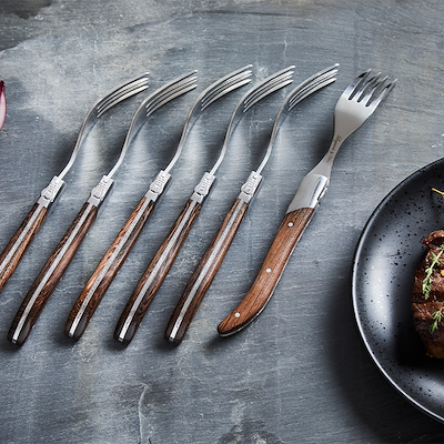 Laguiole by Hâws steakgaffelsæt 6 stk.
