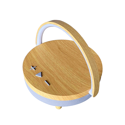 Haws Rømø Qi oplader lampe og højtaler hvid