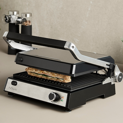 Haws Møn bord- og paninigrill 29x26 cm 2000 Watt