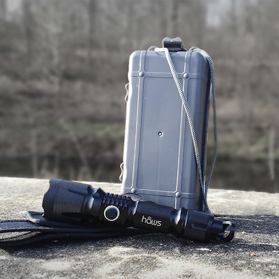 Haws FLB800 lommelygte sort 800 lumen