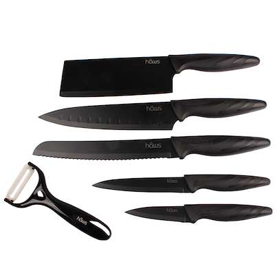 Hâws keramisk knivsæt sort