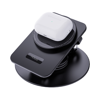 Hâws Lindholm foldbar trådløs oplader opladestation