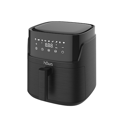 Haws airfryer sort 6,5 liter 1650 watt