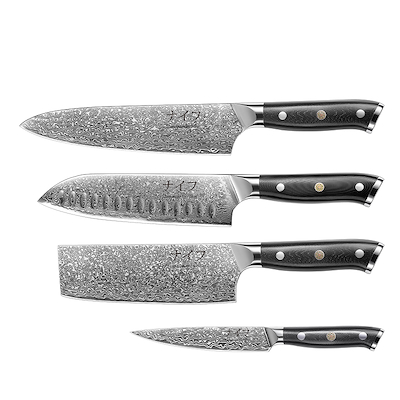 Damascus by Hâws knivsæt 4 dele