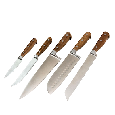 Hâws Santo Chef knivsæt egetræ 5 stk.