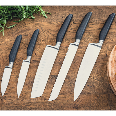 Hâws Santo Chef knivsæt 5 dele sort