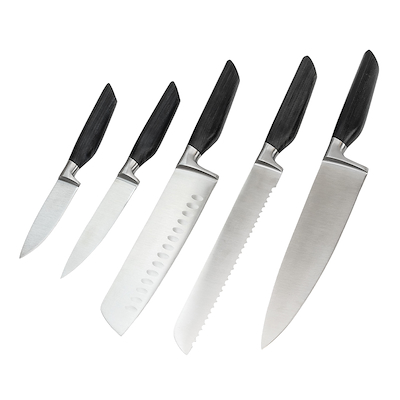 Hâws Santo Chef knivsæt 5 dele sort