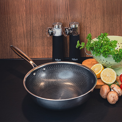 Haws Santo wok stål 28 cm