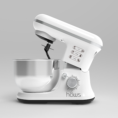 Hâws køkkenmaskine 5 liter hvid 1200 watt
