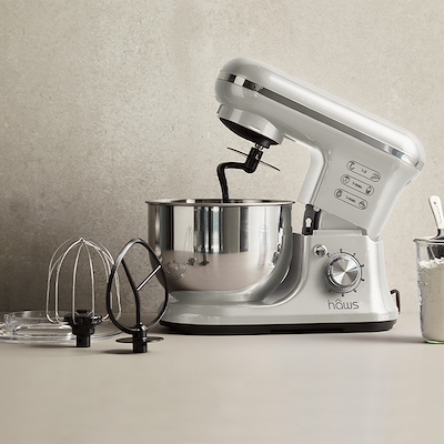 Hâws køkkenmaskine 5 liter hvid 1200 watt