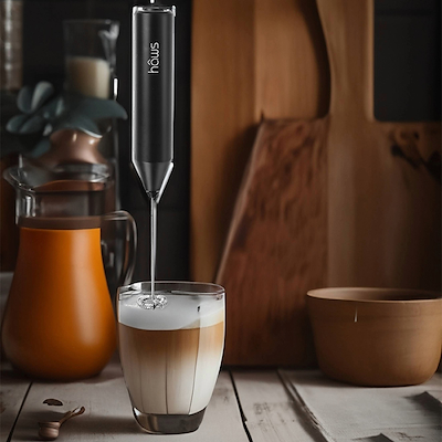 Hâws batteridrevet mælkeskummer