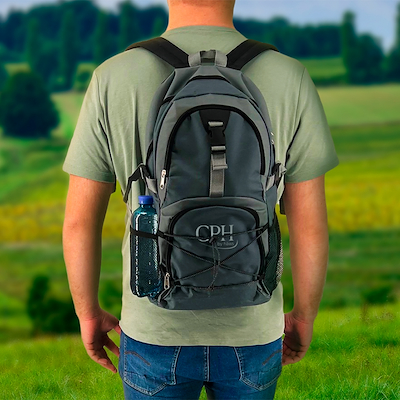 Rygsæk med kølerum grå 25 28 liter