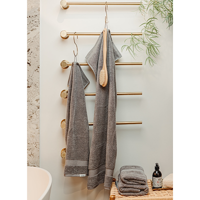 Hâws Relax håndklædesæt grå 12 stk.