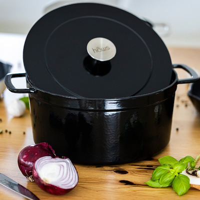 Hâws Santo støbejernsgryde 5,7 liter sort