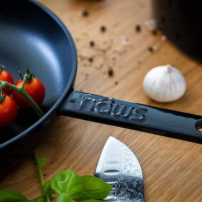 Hâws Santo støbejernspande sort Ø28 cm