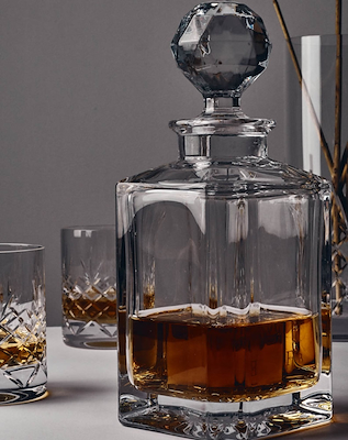 Frederik Bagger Old Fashioned karaffel klar glas 70 cl