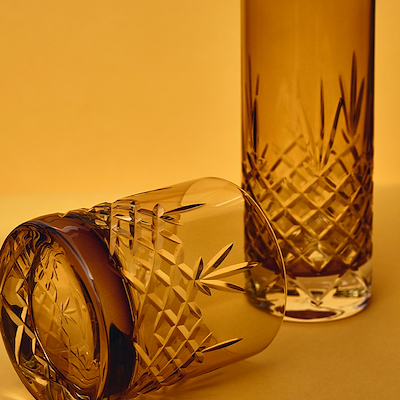 Frederik Bagger Crispy lowball citrine glas 2 stk. 38 cl