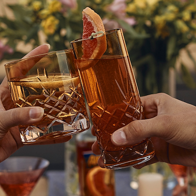 Frederik Bagger Crispy lowball citrine glas 2 stk. 38 cl