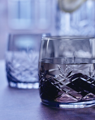 Frederik Bagger Crispy Aqua dark glas 23 cl