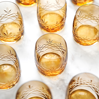 Frederik Bagger Crispy Aqua citrine glas 2 stk. 23 cl