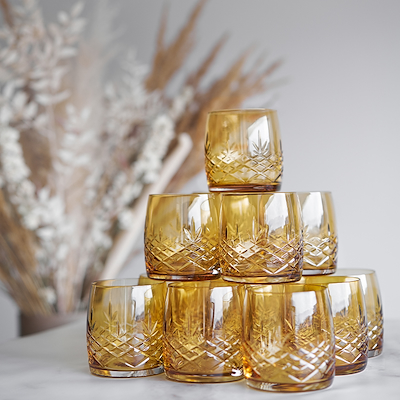 Frederik Bagger Crispy Aqua citrine glas 2 stk. 23 cl