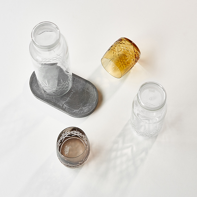 Frederik Bagger Crispy Aqua citrine glas 2 stk. 23 cl