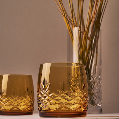 Frederik Bagger Crispy Aqua citrine glas 2 stk. 23 cl