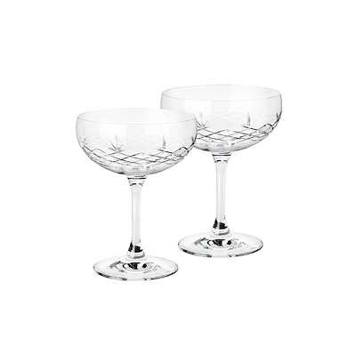 Frederik Bagger Crispy Clear Gatsby champagneskål 33 cl. 2 stk