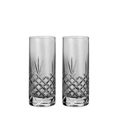 Frederik Bagger Crispy Dark Highball glas 2 stk