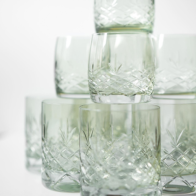 Frederik Bagger Crispy Aqua emerald glas 2 stk. 23 cl