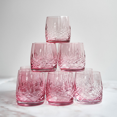 Frederik Bagger Crispy Aqua topaz glas 2 stk. 23 cl