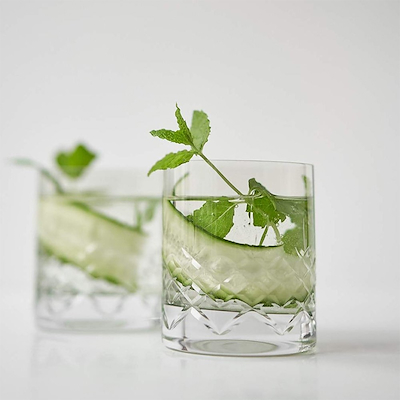 Frederik Bagger Crispy lowball emerald glas 2 stk. 38 cl