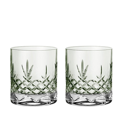 Frederik Bagger Crispy lowball emerald glas 2 stk. 38 cl