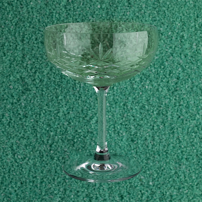 Frederik Bagger Crispy Emerald Gatsby champagneskål 33 cl 2 stk.