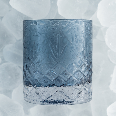 Frederik Bagger Crispy lowball sapphire glas 2 stk. 38 cl