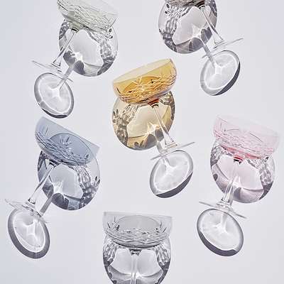 Frederik Bagger Crispy Topaz Gatsby champagneskål 33 cl 2 stk.