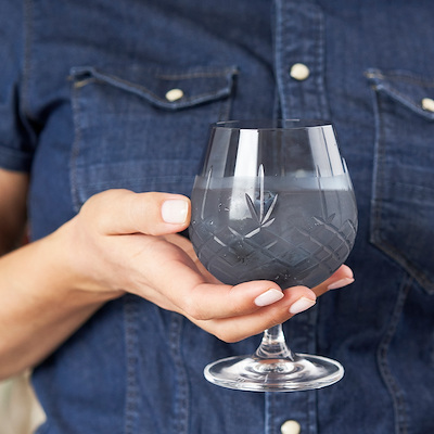 Frederik Bagger Crispy Sapphire Sixball glas 2 stk. 40 cl