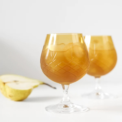 Frederik Bagger Crispy Citrine Sixball Glas 2 stk. 40 cl