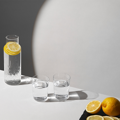 Frederik Bagger New York vandglas clear 2 stk.