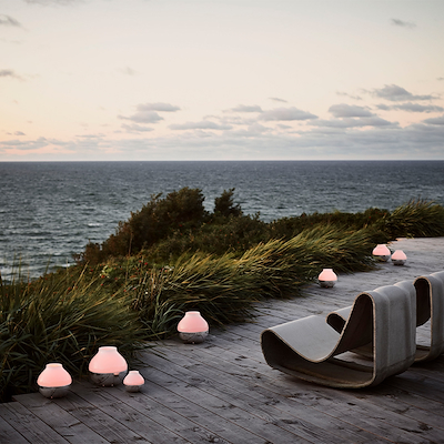 Georg Jensen Henning Koppel hurricane lysestage stor