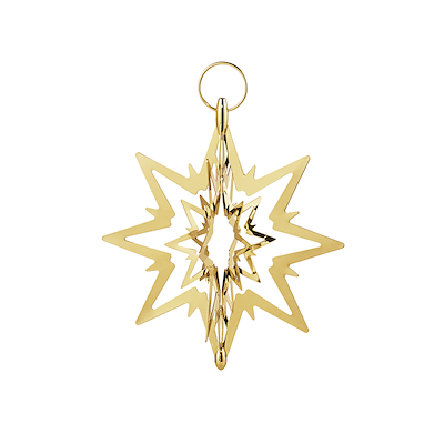 Georg Jensen topstjerne lille forgyldt H 16,8 cm