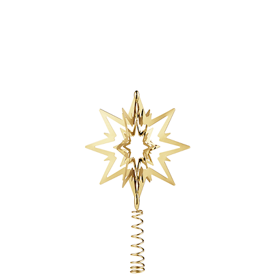Georg Jensen topstjerne lille forgyldt H 16,8 cm