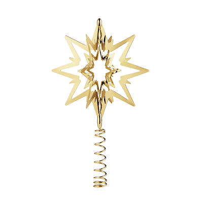 Georg Jensen topstjerne lille forgyldt H16,8 cm
