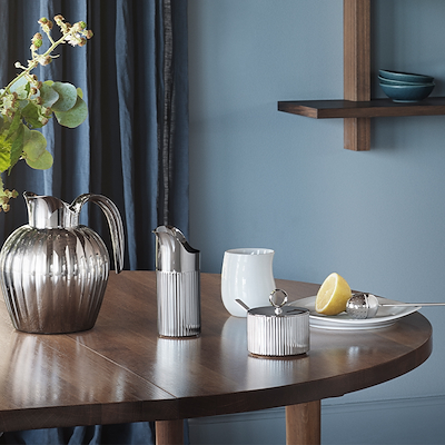 Georg Jensen Bernadotte sukkerskål med ske