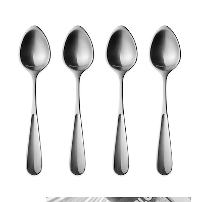 Georg Jensen Vivianna teske stor i gaveæske 4 stk.