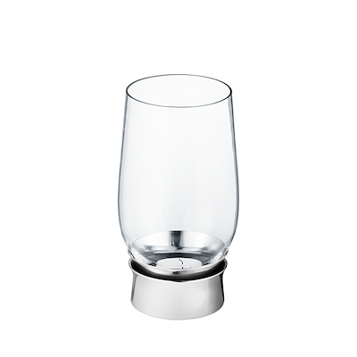 Georg Jensen LUMIS Fyrfadsstage Stål/Glas